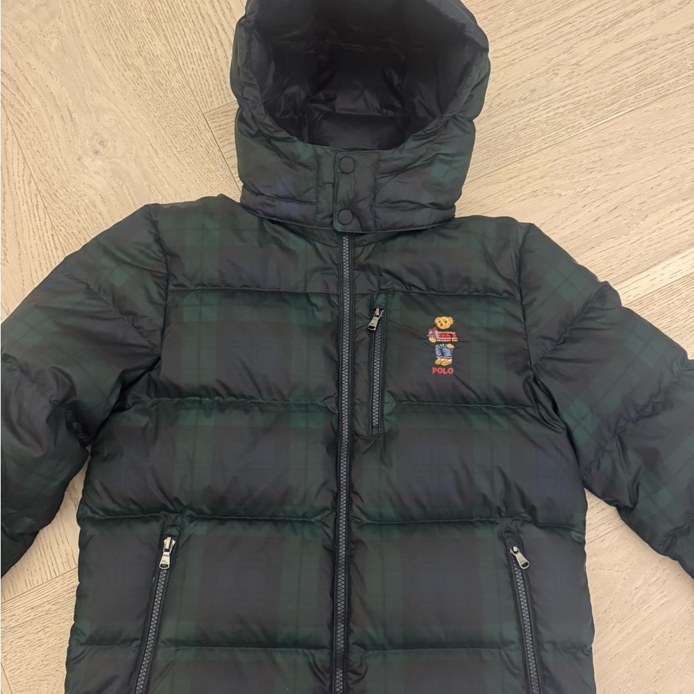 Polo by Ralph Lauren Green and Navy Jacket Age 14/16 - Picture 4 of 10